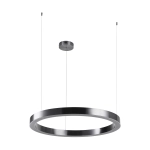 Lampa wisząca CIRCLE 80 cm - LED, ring tytan szczotkowany - zdjęcie produktu