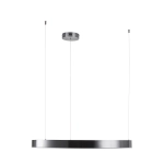 Lampa wisząca CIRCLE 80 cm - LED, ring tytan szczotkowany - zdjęcie produktu
