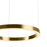 Lampa wisząca CIRCLE 80 cm - LED, ring mosiądz szczotkowany - zdjęcie produktu