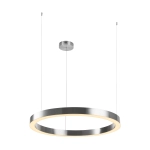 Lampa wisząca CIRCLE 80 cm - LED, ring nikiel szczotkowany - zdjęcie produktu