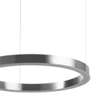Lampa wisząca CIRCLE 80 cm - LED, ring nikiel szczotkowany - zdjęcie produktu