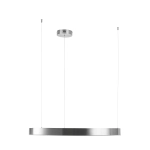 Lampa wisząca CIRCLE 80 cm - LED, ring nikiel szczotkowany - zdjęcie produktu