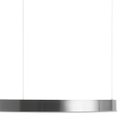 Lampa wisząca CIRCLE 80 cm - LED, ring nikiel szczotkowany - zdjęcie produktu
