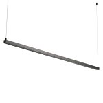 Lampa wisząca BEAM-120 LED - czarna oprawa liniowa - zdjęcie produktu