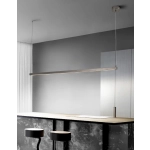 Lampa wisząca BEAM-120 LED - tytanowa oprawa liniowa - zdjęcie produktu