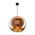 Lampa wisząca MIRROR GLOW - L miedziana 40 cm - zdjęcie produktu