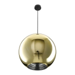 Lampa wisząca MIRROR GLOW - L złota 40 cm - zdjęcie produktu