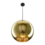 Lampa wisząca MIRROR GLOW - L złota 40 cm - zdjęcie produktu