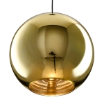 Lampa wisząca MIRROR GLOW - L złota 40 cm - zdjęcie produktu
