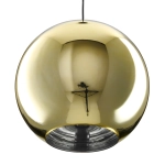 Lampa wisząca MIRROR GLOW - L złota 40 cm - zdjęcie produktu