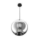 Lampa wisząca MIRROR GLOW - M chrom 30 cm - zdjęcie produktu