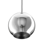 Lampa wisząca MIRROR GLOW - M chrom 30 cm - zdjęcie produktu