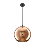Lampa wisząca MIRROR GLOW - M miedziana 30 cm - zdjęcie produktu
