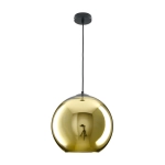 Lampa wisząca MIRROR GLOW - M złota 30 cm - zdjęcie produktu