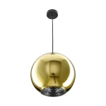 Lampa wisząca MIRROR GLOW - M złota 30 cm - zdjęcie produktu
