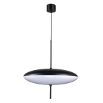 Lampa wisząca PIATTO 50 cm, biało czarna - zdjęcie produktu