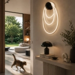 Lampa ścienna FANTASIA czarna 30 cm - zdjęcie produktu