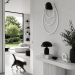 Lampa ścienna FANTASIA czarna 30 cm - zdjęcie produktu