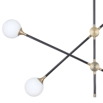 Lampa wisząca SPILLO czarno złota 92 cm - zdjęcie produktu
