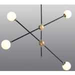 Lampa wisząca SPILLO czarno złota 92 cm - zdjęcie produktu