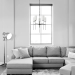 Lampa wisząca DARLING 60 cm, czarna - zdjęcie produktu