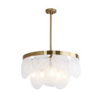 Lampa wisząca AURORA 60 cm mosiądz - zdjęcie produktu