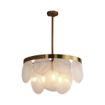 Lampa wisząca AURORA 60 cm mosiądz - zdjęcie produktu