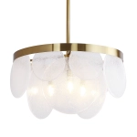 Lampa wisząca AURORA 60 cm mosiądz - zdjęcie produktu