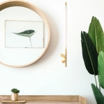 Lampa ścienna LED FLORENCE złota 86 cm - nowoczesny kinkiet dekoracyjny - zdjęcie produktu