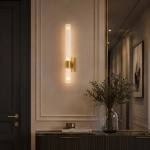 Lampa ścienna SOLO LED biało złota 60 cm - zdjęcie produktu