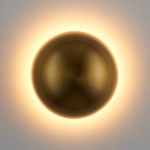 Lampa ścienna BUTTON 16 cm LED złoty - zdjęcie produktu