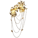 Lampa ścienna BLOSSOM złota 120 cm - zdjęcie produktu