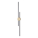 Lampa ścienna CENTRO 122 cm - LED, czarno mosiężny - zdjęcie produktu