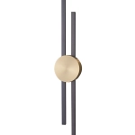 Lampa ścienna CENTRO 122 cm - LED, czarno mosiężny - zdjęcie produktu