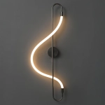 Lampa ścienna ESSA 90 cm - kinkiet LED, czarny - zdjęcie produktu