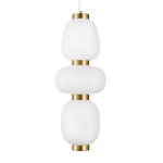 Lampa wisząca BRILLA-3, 23 cm, złota - zdjęcie produktu