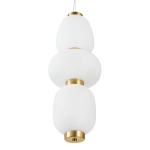 Lampa wisząca BRILLA-3, 23 cm, złota - zdjęcie produktu
