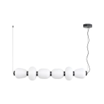 Lampa wisząca BRILLA-6, 125 cm, czarna - zdjęcie produktu