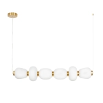 Lampa wisząca BRILLA-6, 125 cm, złota - zdjęcie produktu