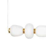 Lampa wisząca BRILLA-6, 125 cm, złota - zdjęcie produktu