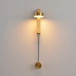 Lampa ścienna FIKO złota 120 cm - zdjęcie produktu