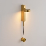 Lampa ścienna FIKO złota 120 cm - zdjęcie produktu