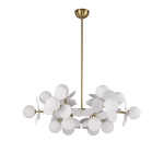 Lampa wisząca CHIC-6, biało złota 90 cm - zdjęcie produktu