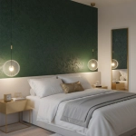 Lampa wisząca SUNBLAST - LED 20 cm, złota - zdjęcie produktu