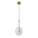 Lampa wisząca SUNBLAST - LED 20 cm, złota - zdjęcie produktu
