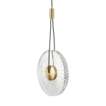 Lampa wisząca SUNBLAST - LED 20 cm, złota - zdjęcie produktu