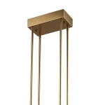 Lampa wisząca ARCHITETTO 130 cm - LED, złota dekoracyjna listwa - zdjęcie produktu