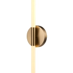 Lampa ścienna LED FELIX biało-złota 100 cm - nowoczesny kinkiet - zdjęcie produktu