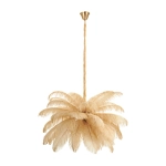 Lampa wisząca EMU 100 cm - pióra beżowe - zdjęcie produktu