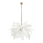 Lampa wisząca EMU 100 cm - pióra białe - zdjęcie produktu